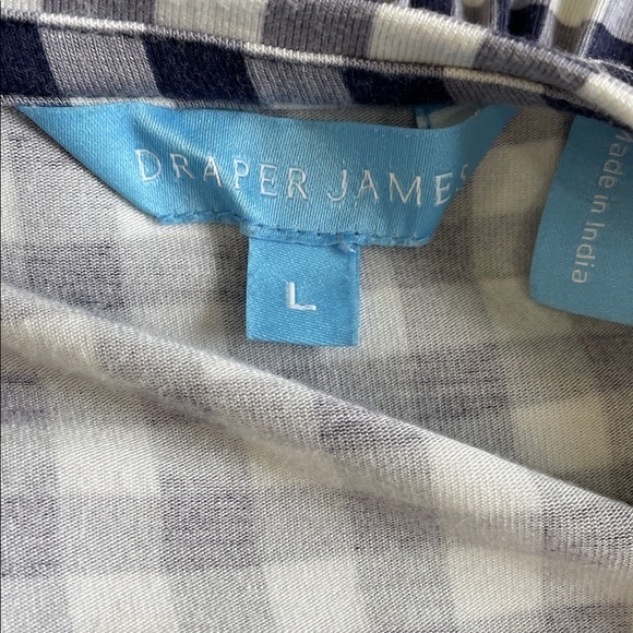 Classic Black & White Gingham Tiered Women's Dress - Picture 6 of 6